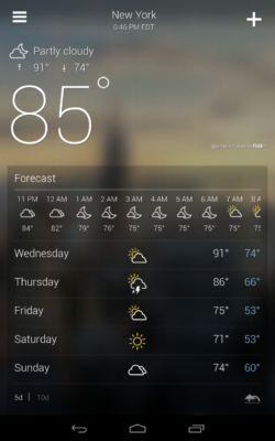 App-Weather-Yahoo
