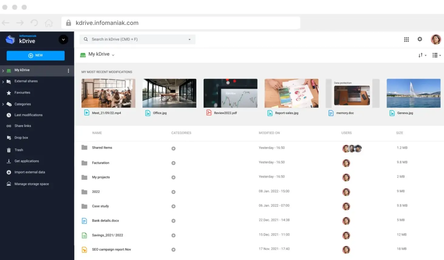kDrive Office Suite