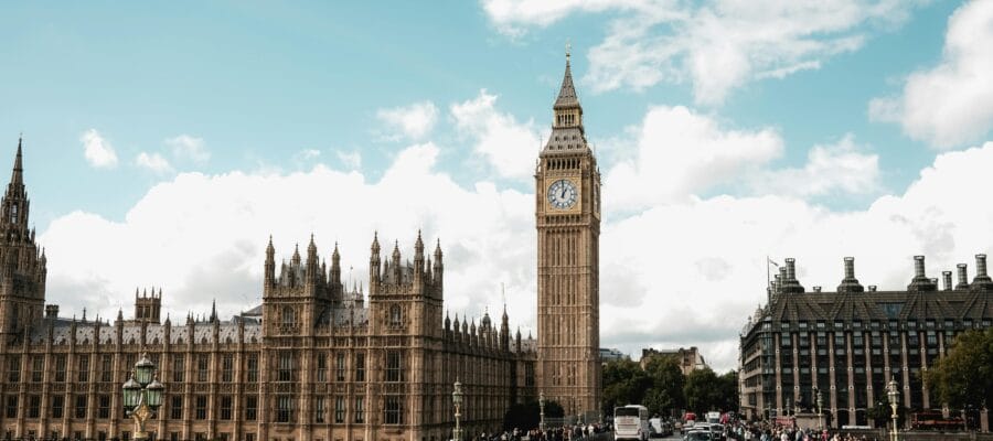 Iconic Big Ben and Westminster Bridge Scene